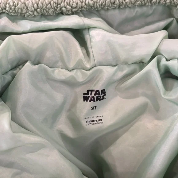 Cute Star Wars Mint Green Sherpa Jacket - Picture 2 of 3